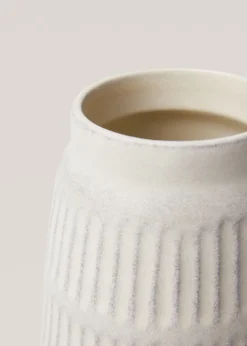 MANGO Dekoracja Sypialni|Wazony*Wazon z terakoty z wypukłym wzorem