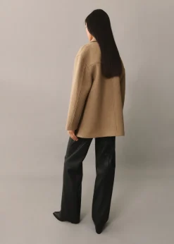 MANGO Płaszcze*Wełniany płaszcz oversize