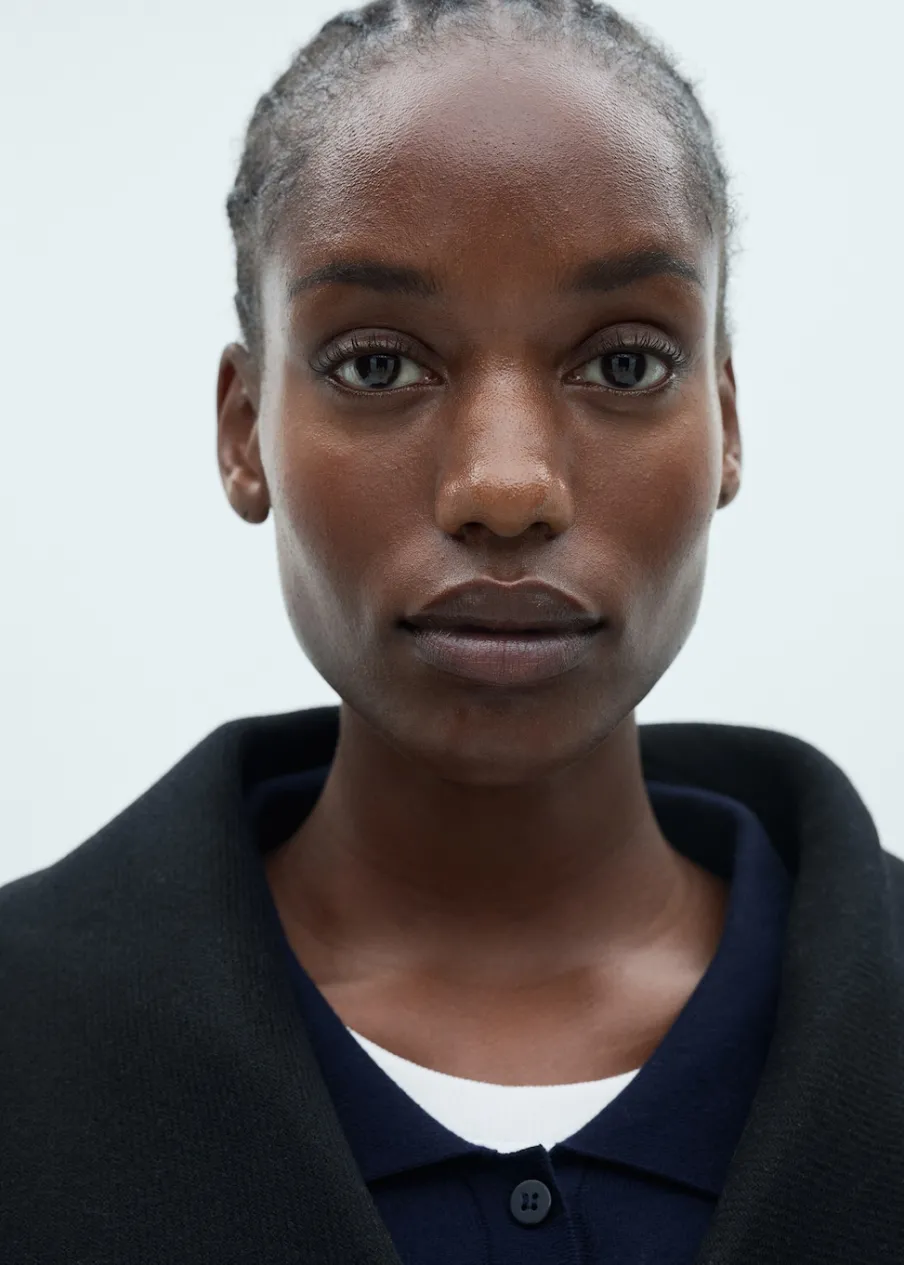 MANGO Płaszcze*Wełniany płaszcz z paskiem