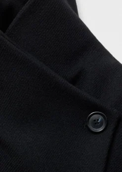 MANGO Płaszcze*Wełniany płaszcz z paskiem