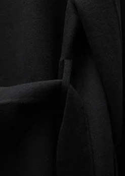 MANGO Płaszcze*Wełniany płaszcz z paskiem