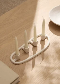 MANGO Świece*Świecznik cztery sztuki