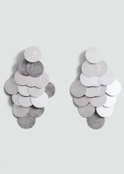 MANGO Biżuteria*Wiszące kolczyki z płytkami