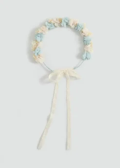 Dzieci MANGO Akcesoria Do Włosów*Wiązana opaska do włosów z kwiatami