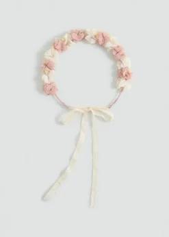 Dzieci MANGO Akcesoria Do Włosów*Wiązana opaska do włosów z kwiatami
