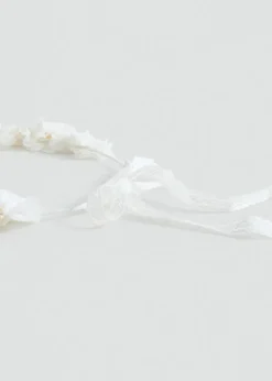 Dzieci MANGO Akcesoria Do Włosów*Wiązana opaska do włosów z kwiatami