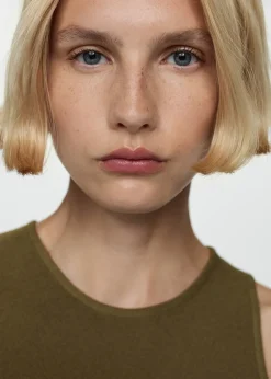 MANGO Sukienki I Kombinezony*Wiązana sukienka z dzianiny