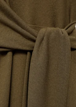 MANGO Sukienki I Kombinezony*Wiązana sukienka z dzianiny