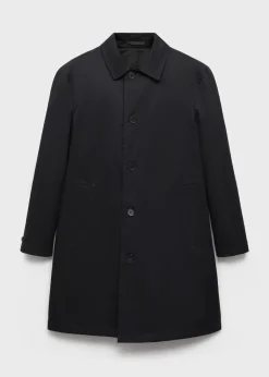 MANGO Płaszcze|Trencze*Wodoodporny trencz bawełniany