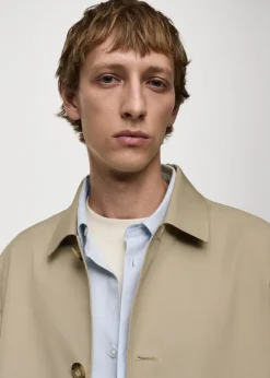 MANGO Kurtki I Koszule Wierzchnie|Płaszcze*Wodoodporny trencz relaxed fit