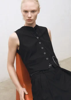 MANGO Kamizelki*Wool blend suit vest