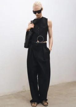 MANGO Kamizelki*Wool blend suit vest