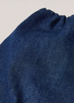 MANGO Akcesoria Kuchenne*Worek na chleb z denimu z troczkami do regulacji