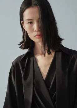 MANGO Sukienki I Kombinezony*Wrap dress with shirt collar