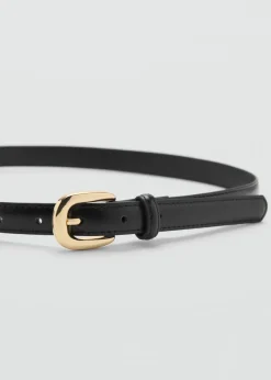 MANGO Paski*Wąski pasek z klamrą