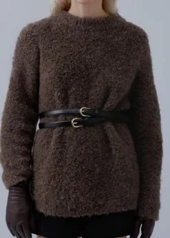 MANGO Paski*Wąski pasek z klamrą