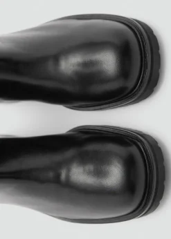 MANGO Buty|Akcesoria Skórzane*Wysokie kozaki skórzane na zamek