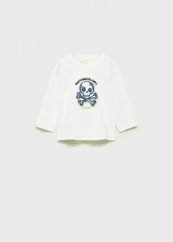 Dzieci MANGO Koszulki*Wzorzysta bawełniana koszulka