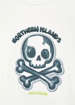 Dzieci MANGO Koszulki*Wzorzysta bawełniana koszulka