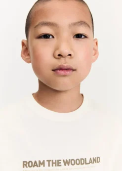 Dzieci MANGO Koszulki*Wzorzysta bawełniana koszulka