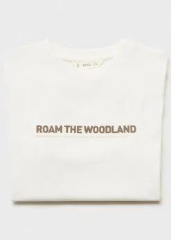 Dzieci MANGO Koszulki*Wzorzysta bawełniana koszulka