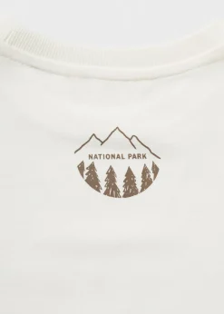 Dzieci MANGO Koszulki*Wzorzysta bawełniana koszulka