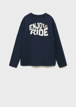 Dzieci MANGO Koszulki*Wzorzysta bawełniana koszulka