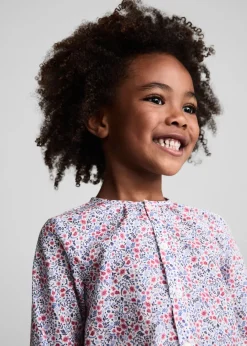 Dzieci MANGO Koszule*Wzorzysta bluzka z guzikami