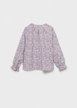 Dzieci MANGO Koszule*Wzorzysta bluzka z guzikami