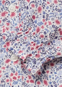 Dzieci MANGO Koszule*Wzorzysta bluzka z guzikami