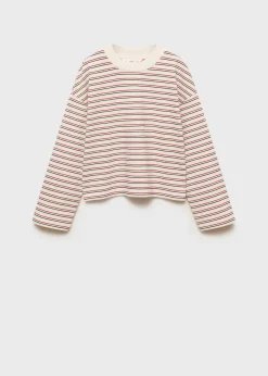 Dzieci MANGO Koszulki I Topy*Wzorzysta koszulka w pasy