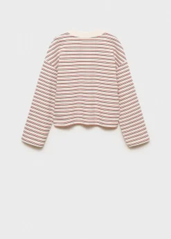 Dzieci MANGO Koszulki I Topy*Wzorzysta koszulka w pasy