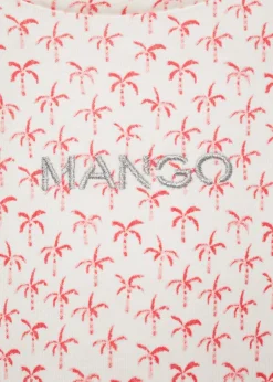 Dzieci MANGO Koszulki I Topy*Wzorzysta koszulka z logo