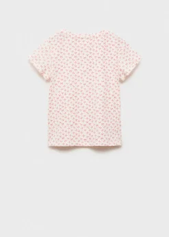 Dzieci MANGO Koszulki I Topy*Wzorzysta koszulka z logo