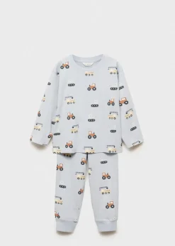 Dzieci MANGO Piżamy*Wzorzysta piżama