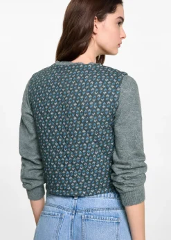 MANGO Kamizelki*Wzorzysta, pikowana kamizelka