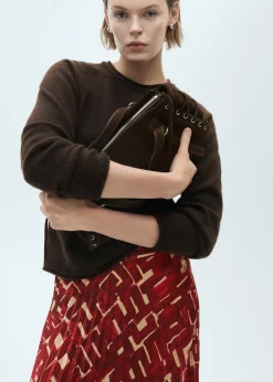 MANGO Spódnice*Wzorzysta plisowana spódnica