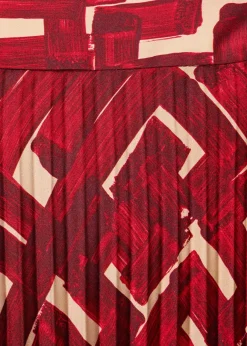 MANGO Spódnice*Wzorzysta plisowana spódnica