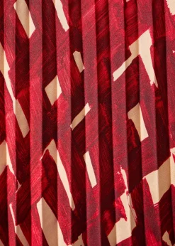 MANGO Spódnice*Wzorzysta plisowana spódnica