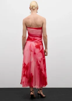 MANGO Spódnice*Wzorzysta plisowana spódnica