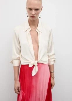 MANGO Spódnice*Wzorzysta plisowana spódnica