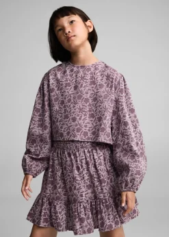 Dzieci MANGO Szorty I Spódnice*Wzorzysta spódnica z falbanami