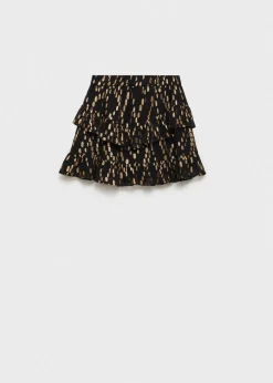Dzieci MANGO Szorty I Spódnice*Wzorzysta spódnica z falbanami