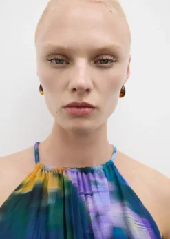 MANGO Sukienki I Kombinezony*Wzorzysta sukienka plisowana