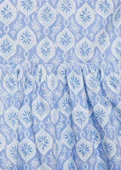 Dzieci MANGO Sukienki I Kombinezony*Wzorzysta sukienka z falbaną