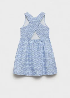 Dzieci MANGO Sukienki I Kombinezony*Wzorzysta sukienka z falbaną