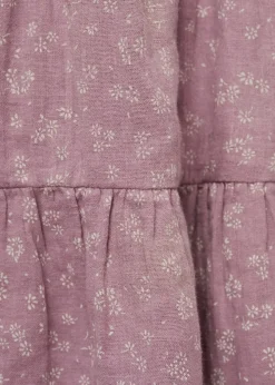 Dzieci MANGO Sukienki I Kombinezony*Wzorzysta sukienka z falbanami