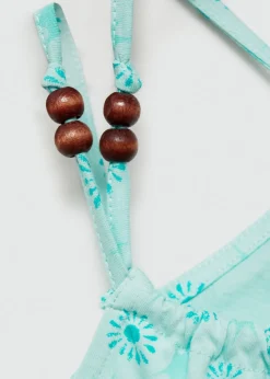 Dzieci MANGO Sukienki I Kombinezony*Wzorzysta sukienka z koralikami