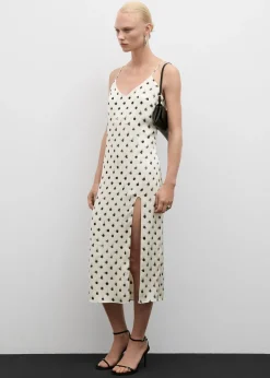 MANGO Sukienki I Kombinezony*Wzorzysta sukienka z rozcięciem
