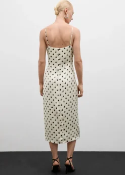 MANGO Sukienki I Kombinezony*Wzorzysta sukienka z rozcięciem